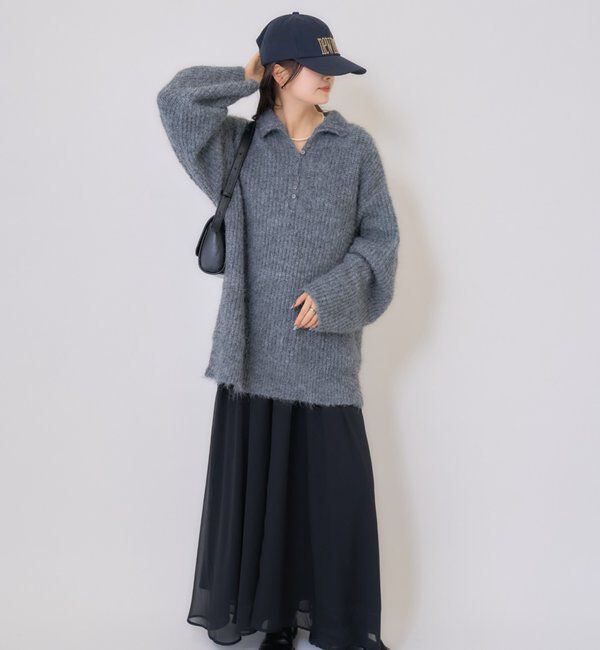  「シアーキャミSETワンピース」|ワンピース|