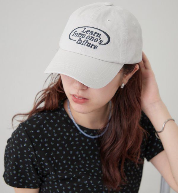  「サークルロゴ刺繍キャップ」|ハット|