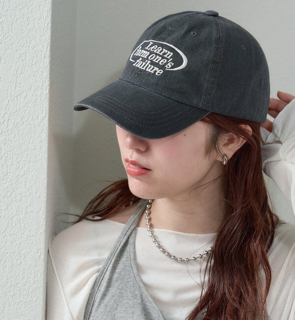  「サークルロゴ刺繍キャップ」|ハット|