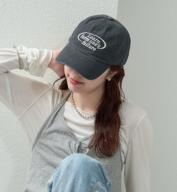  「サークルロゴ刺繍キャップ」|ハット|