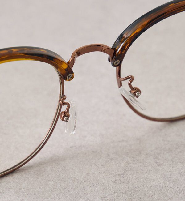  「マーブルハーフリムメガネ」|サングラス|