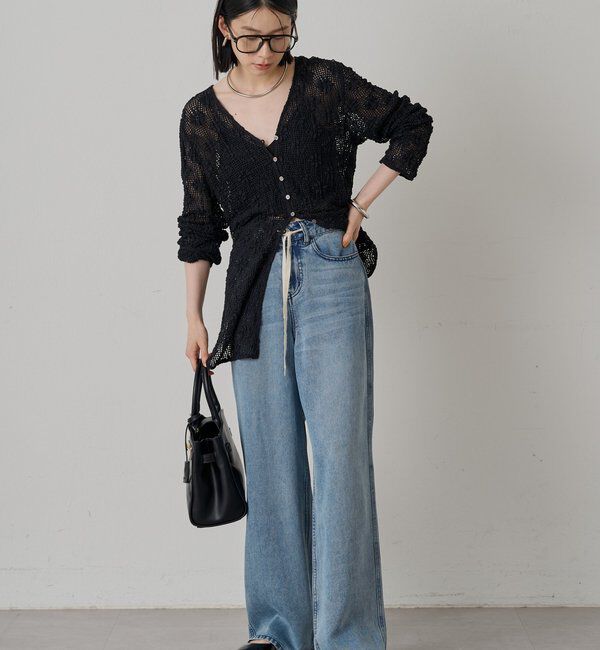  「ライトドロストデニムパンツ」|デニム|