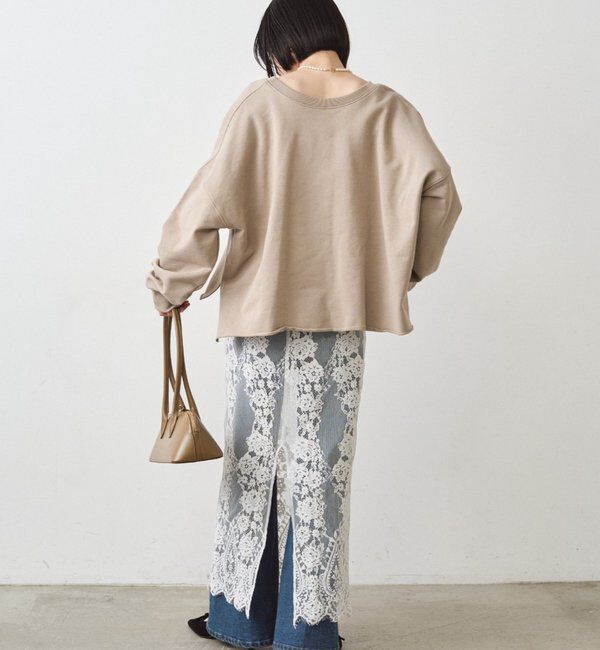  「スキッパーショートスウェット」|Tシャツ・カットソー|