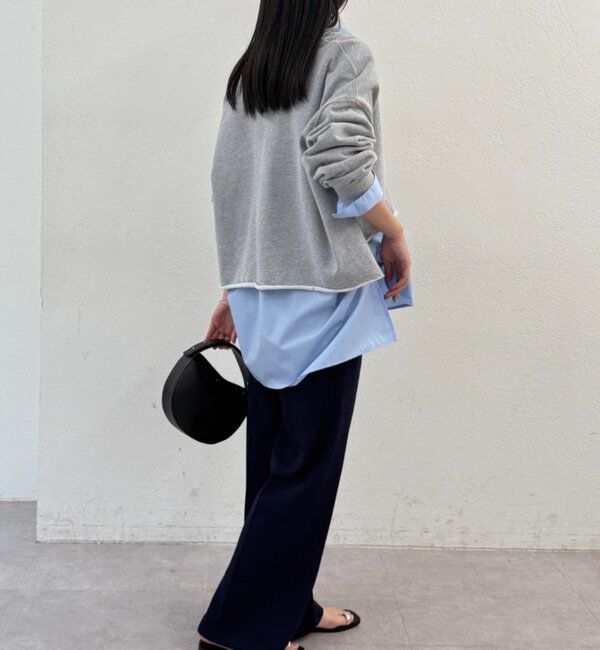  「スキッパーショートスウェット」|Tシャツ・カットソー|