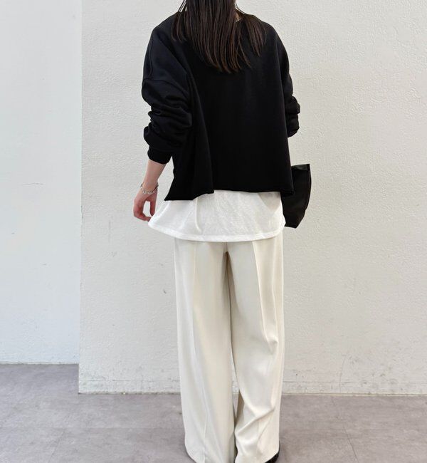  「スキッパーショートスウェット」|Tシャツ・カットソー|