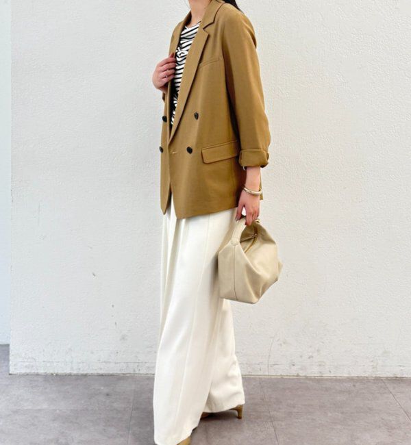  「麻調合繊ジャケット」|テーラードジャケット|