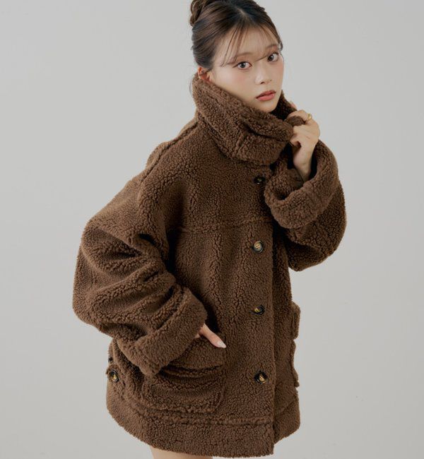  「2wayスタンドムートンルーズジャケット」|その他|