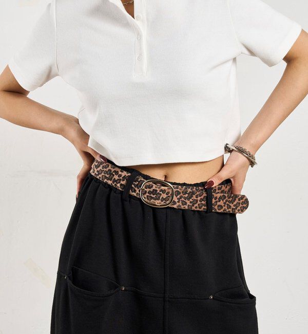  「アソート柄ベルト /ヒョウ柄(レオパード、カモ柄)」|ベルト|