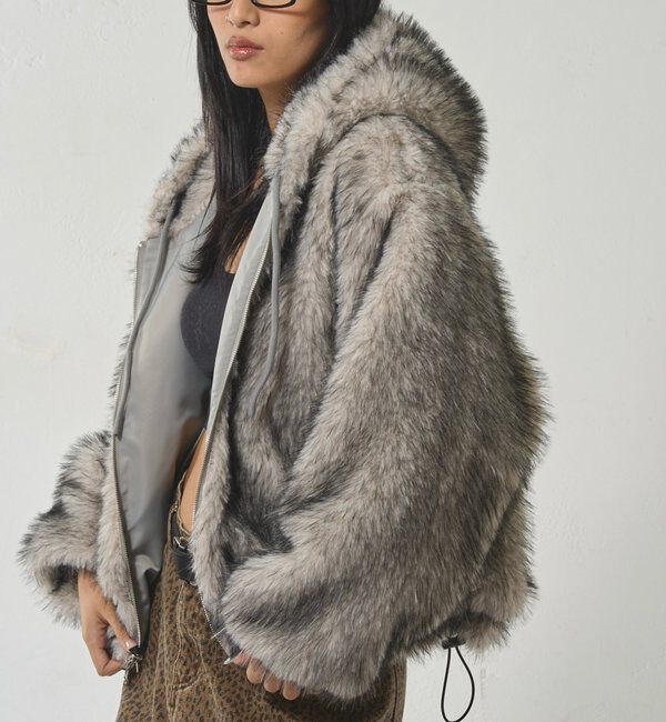  「【お気に入りNO.1】2WAY リバーシブルファーブルゾン」|ブルゾン・スタジャン|