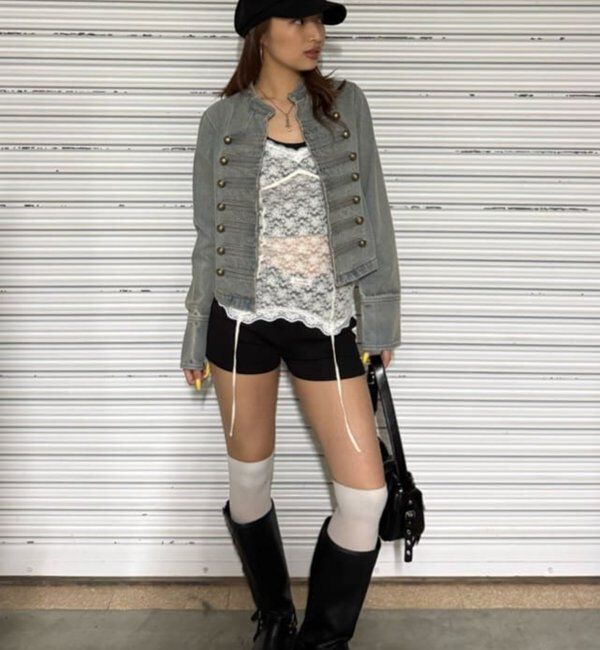  「レースガーターキャミ」|キャミソール|