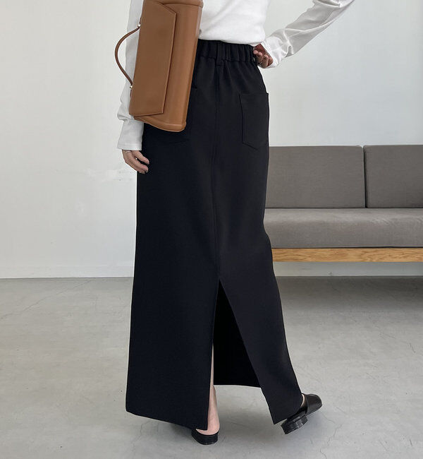  「【累計1万枚突破/全骨格◎/低身長サイズ】マキシIラインスカート」|スカート|