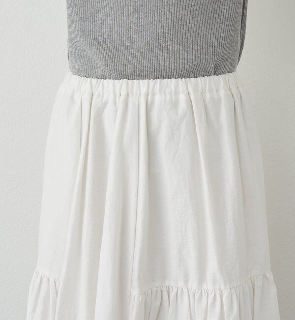  「タフタボリュームスカート」|スカート|