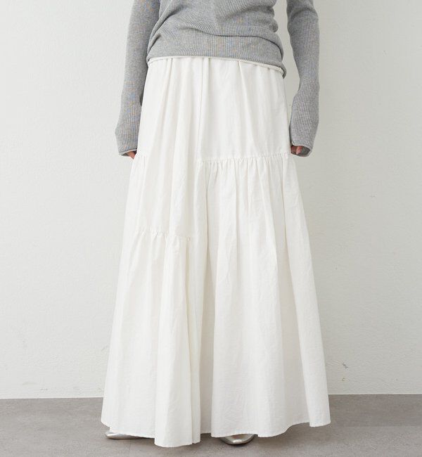  「タフタボリュームスカート」|スカート|