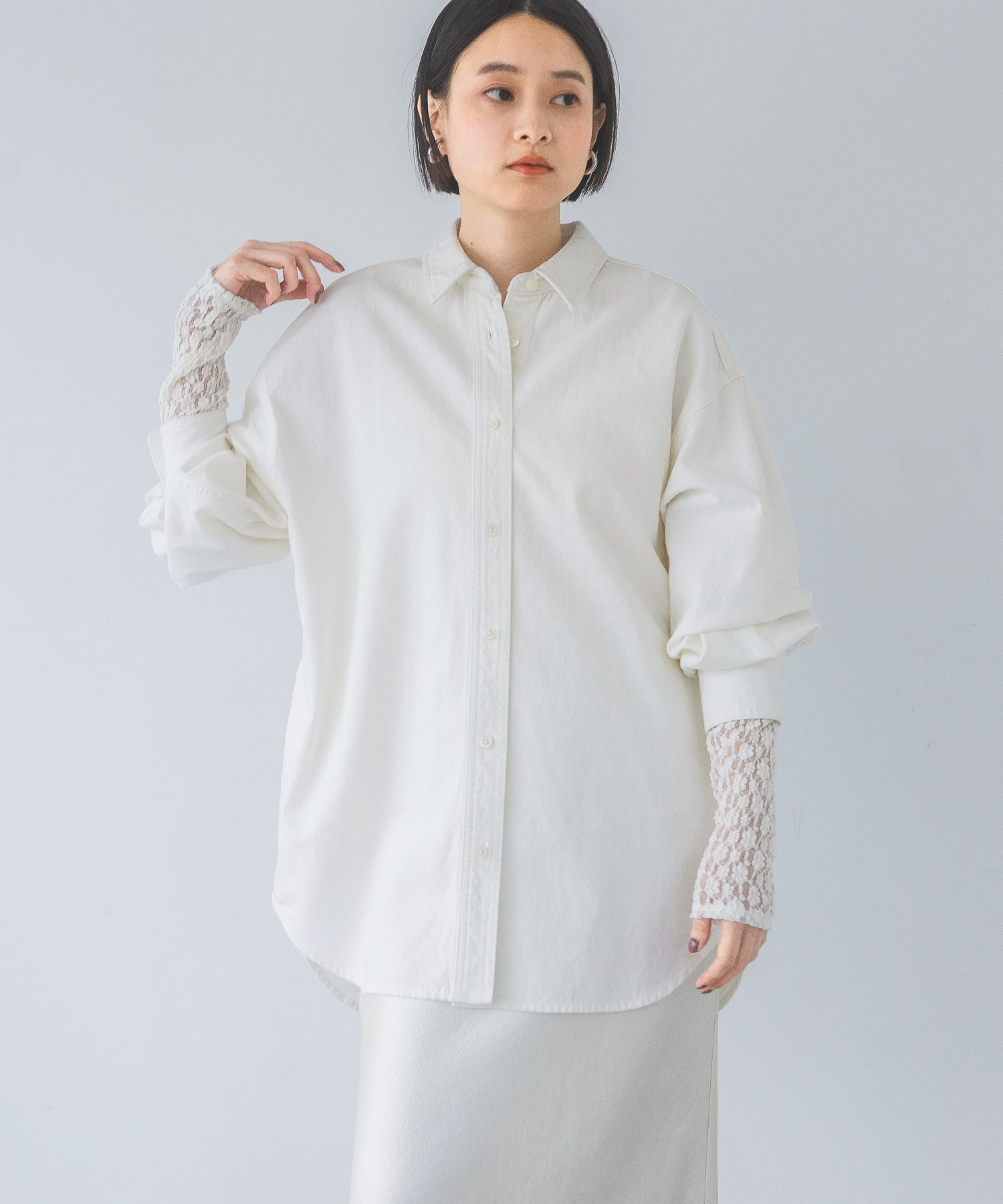 A part by 「レースカット_長袖」|Tシャツ・カットソー|