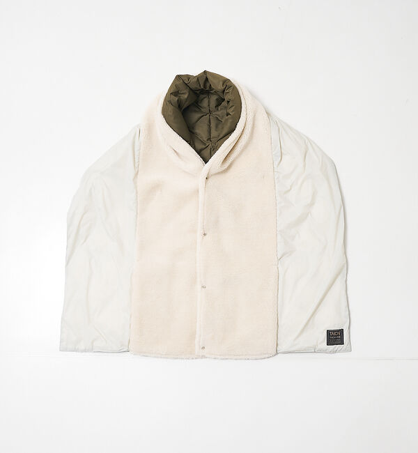 collex「【TAION】 ミリタリー リバーシブル ダウンストール」|マフラー|