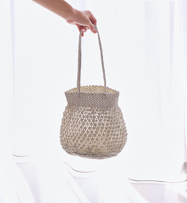 collex「【ANANS】SMALL マクラメ メタリック トートバッグ【予約】」|トートバッグ|