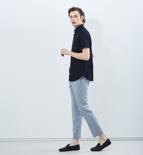 ABAHOUSE「【Recency of Mine】SOLO ストレッチリネン スラックスパンツ」|スラックス|