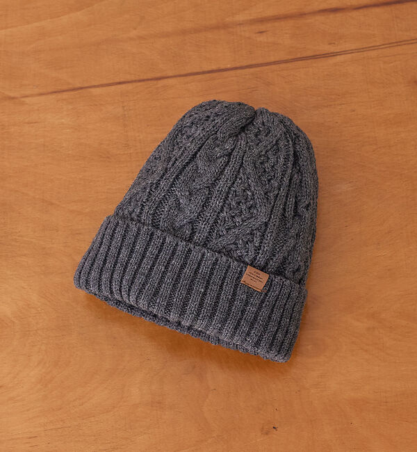 ABAHOUSE「【RUBEN/ルーベン】CABLE BORE WATCHCAP/ケーブル裏ボアフ」|その他|