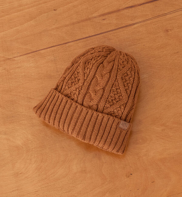 ABAHOUSE「【RUBEN/ルーベン】CABLE BORE WATCHCAP/ケーブル裏ボアフ」|その他|