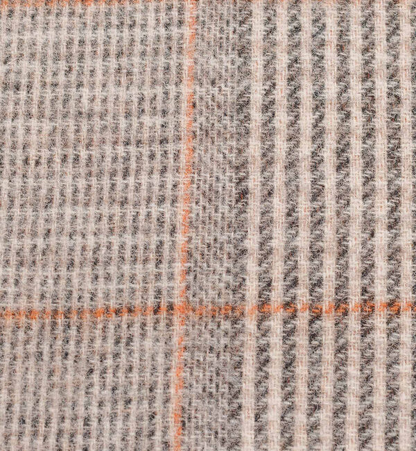 ABAHOUSE「【ウール&times;カシミヤ】細幅マフラー 30&times;170【ピンストライプ/チェック】」|マフラー|