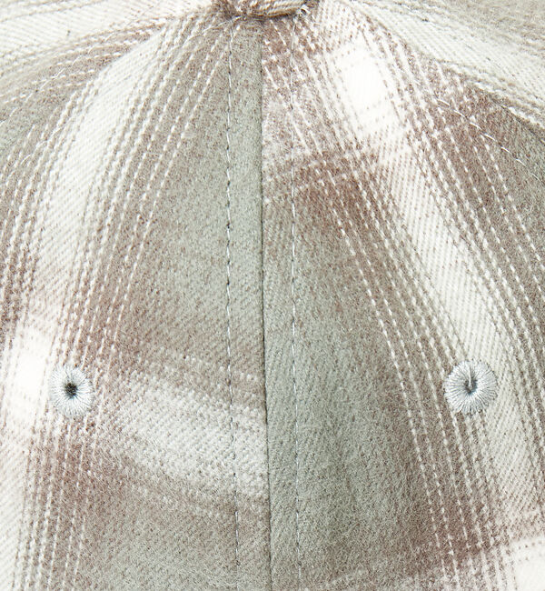 ABAHOUSE「＜BASIQUENTI＞オンブレーチェック ショートブリム キャップ」|その他|