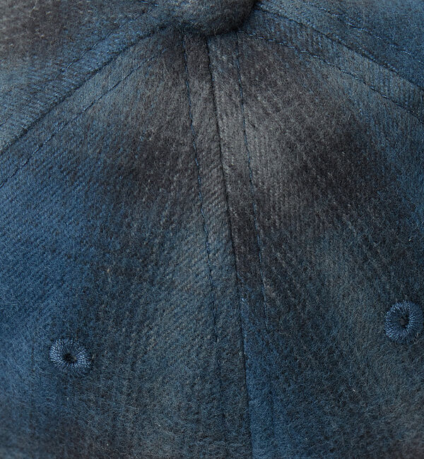 ABAHOUSE「＜BASIQUENTI＞オンブレーチェック ショートブリム キャップ」|その他|