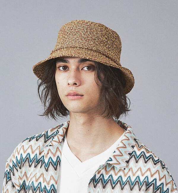 ABAHOUSE「【RUBEN/ルーベン】PAPER BUCKET/バケットハット」|その他|キャメル