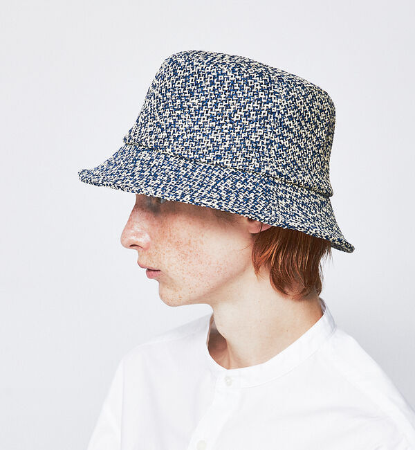 ABAHOUSE「【RUBEN/ルーベン】PAPER BUCKET/バケットハット」|その他|ネイビー