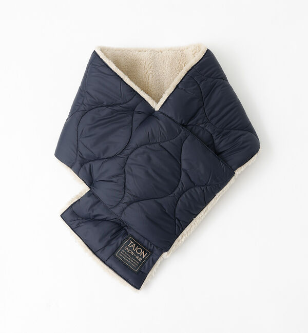 ABAHOUSE「【WEB限定】TAION/タイオン リバーシブル ダウンマフラー-ソフトシェルR」|マフラー|