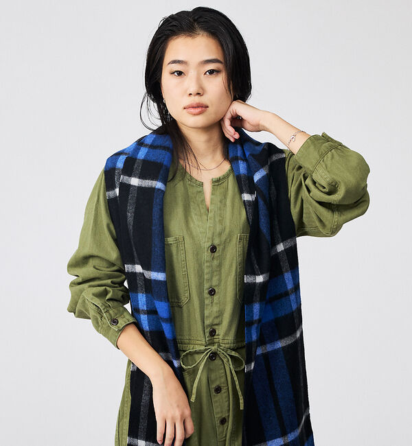 ABAHOUSE「【TWEEDMILL / ツイードミル】Lambswool Scarf  / ラ」|マフラー|