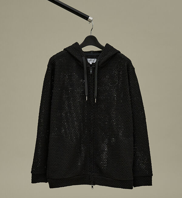 ABAHOUSE「メッシュニット ダブルジップパーカー」|パーカー|