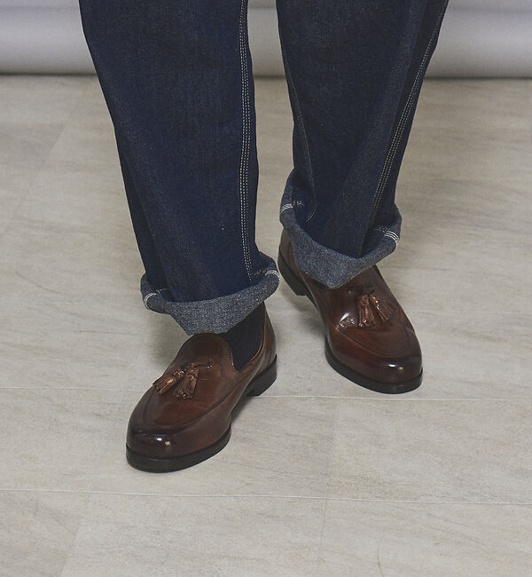 alfredoBANNISTER「【定番人気】レザー タッセルローファー」|ローファー|ブラウン