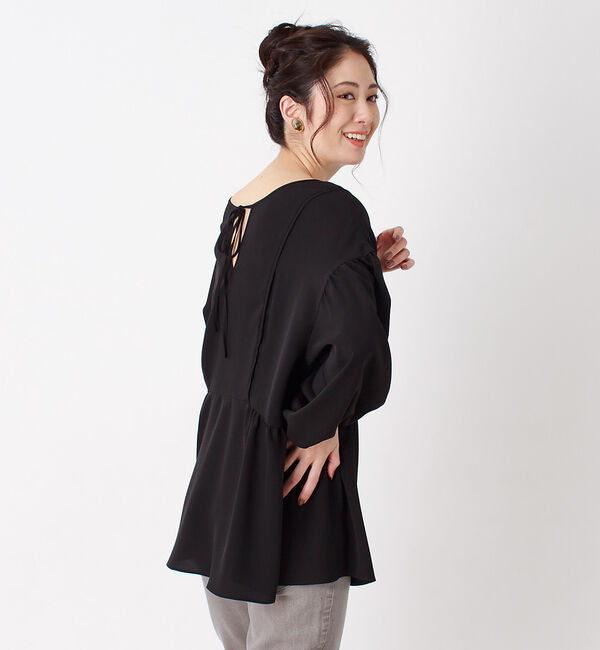 Rouge vif「【WEB限定】2WAY切り替えギャザーブラウス」|シャツ・ブラウス|