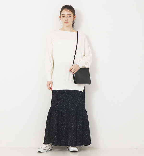 Rouge vif「サッカードットティアードスカート」|スカート|