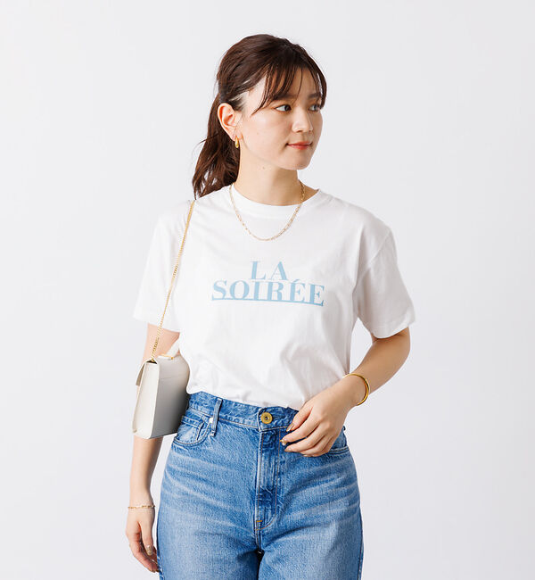 Rouge vif「フロントバックロゴ半袖Tシャツ」|Tシャツ・カットソー|