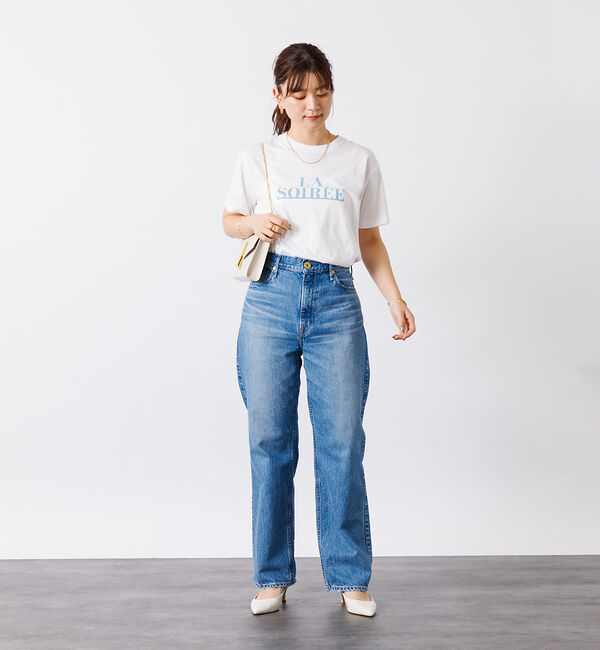 Rouge vif「フロントバックロゴ半袖Tシャツ」|Tシャツ・カットソー|