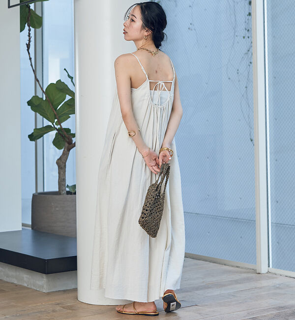 Rouge vif「【GREY CHORD /グレーコード】コットンキャミワンピース / MELIS」|ワンピース|