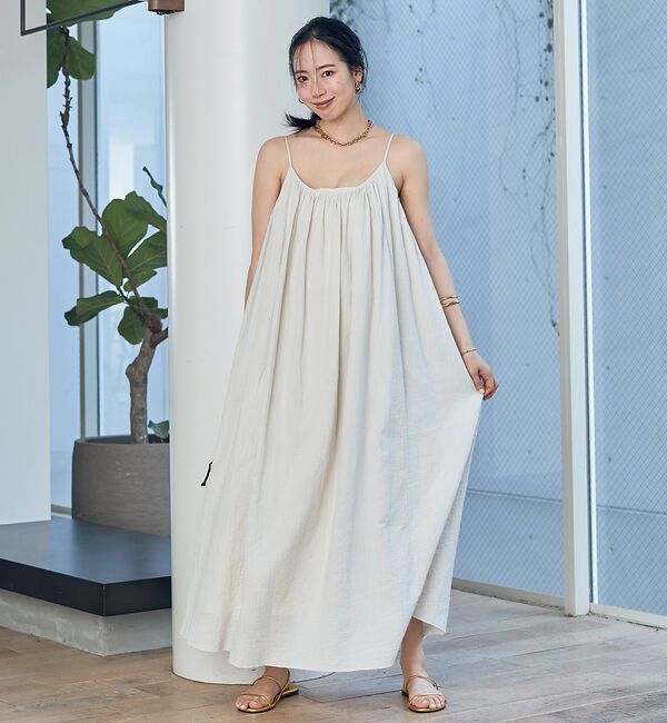 Rouge vif「【GREY CHORD /グレーコード】コットンキャミワンピース / MELIS」|ワンピース|