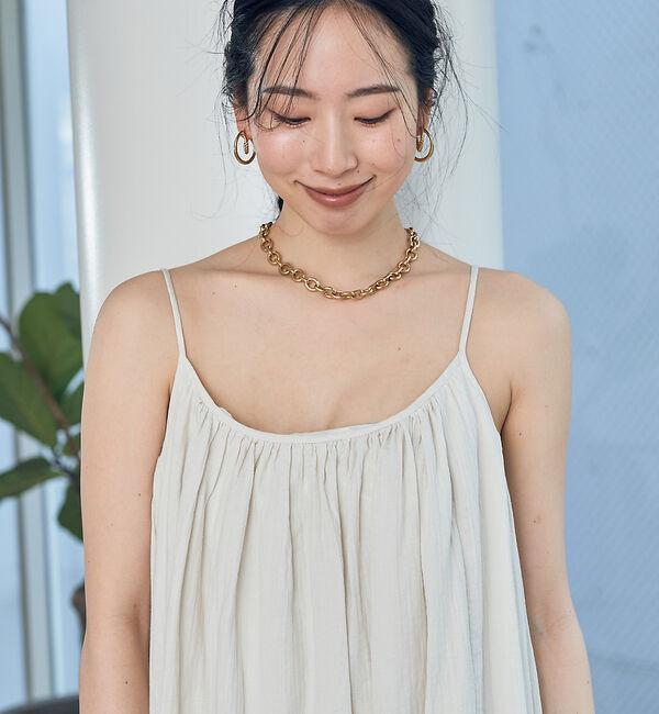 Rouge vif「【GREY CHORD /グレーコード】コットンキャミワンピース / MELIS」|ワンピース|