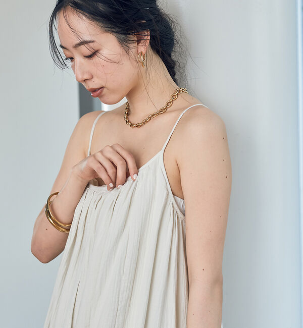 Rouge vif「【GREY CHORD /グレーコード】コットンキャミワンピース / MELIS」|ワンピース|