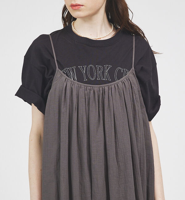 Rouge vif「【GREY CHORD /グレーコード】コットンキャミワンピース / MELIS」|ワンピース|