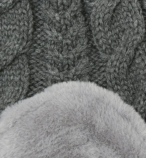 Rouge vif「【RUBEN / ルーベン】イヤーマフ付き裏ボアニットキャップ / RUS-80」|その他|