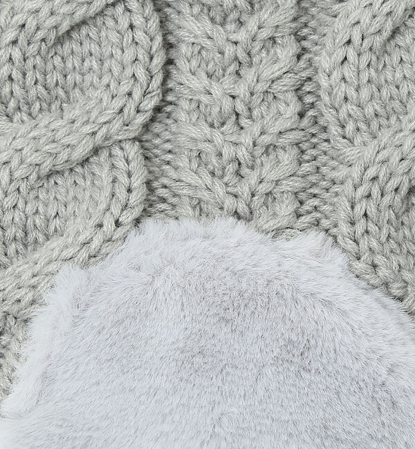 Rouge vif「【RUBEN / ルーベン】イヤーマフ付き裏ボアニットキャップ / RUS-80」|その他|