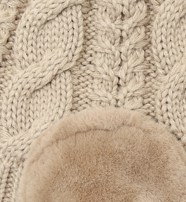 Rouge vif「【RUBEN / ルーベン】イヤーマフ付き裏ボアニットキャップ / RUS-80」|その他|