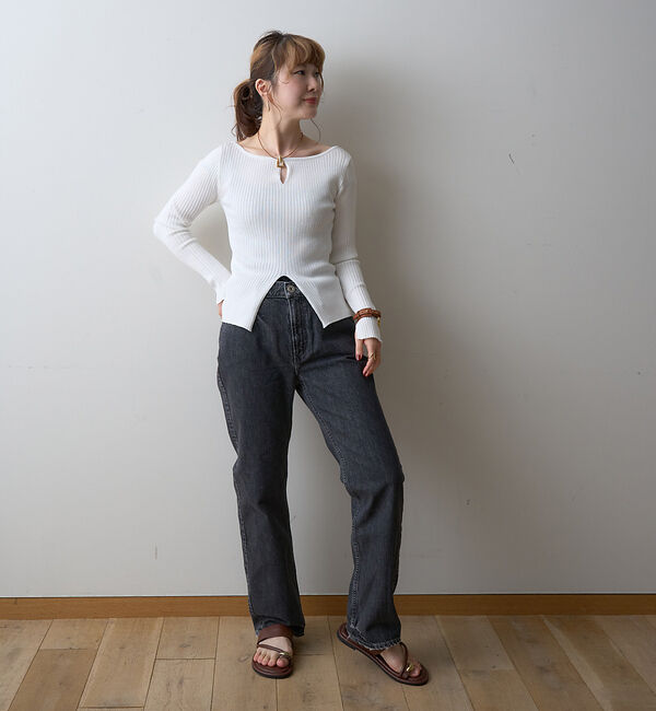 Rouge vif「【upper hights/アッパーハイツ】THE ELISA　ビットテーパード」|デニム|