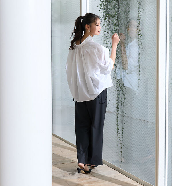 Rouge vif「バックコクーンBIGシャツ」|シャツ・ブラウス|