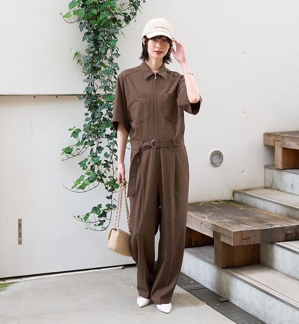 Rouge vif「半袖オールインワン」|オールインワン|