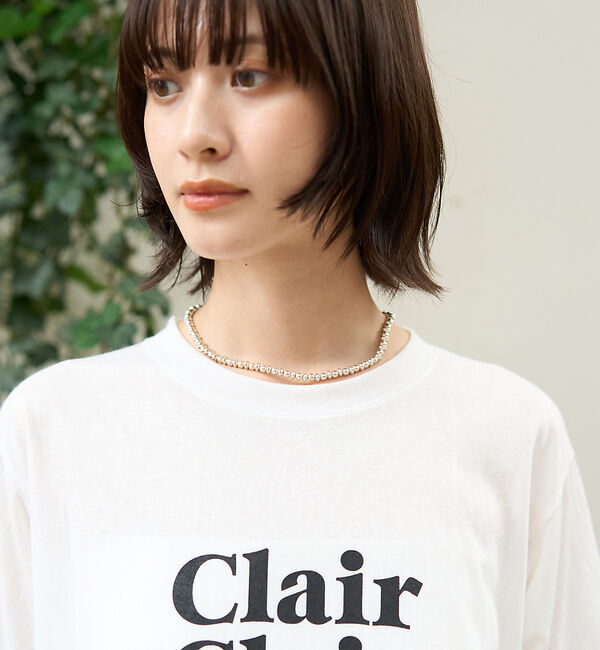 Rouge vif「シアーロゴTシャツ」|Tシャツ・カットソー|