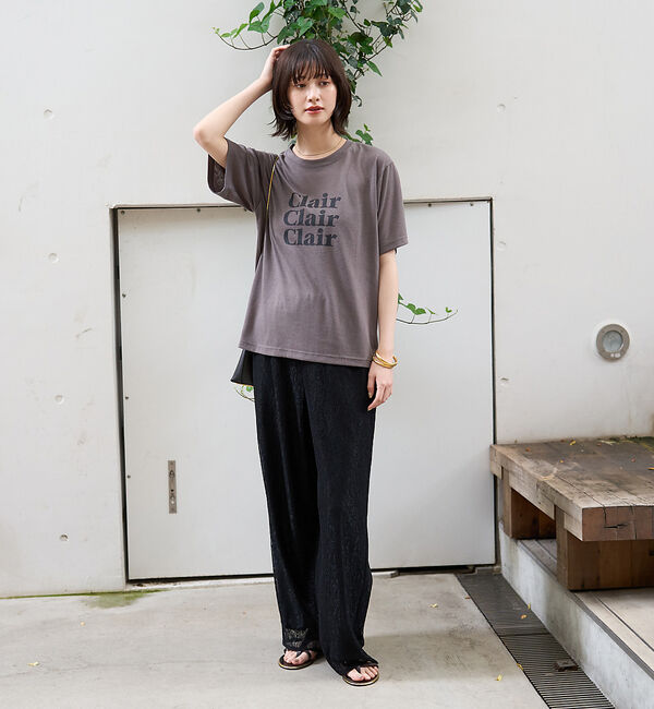 Rouge vif「シアーロゴTシャツ」|Tシャツ・カットソー|