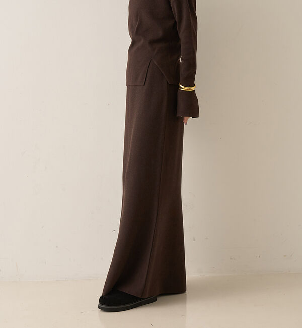 Rouge vif「【セットアップ対応】セミフレアニットスカート」|スカート|